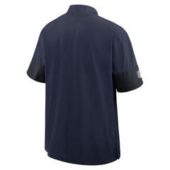 Seattle Seahawks Sideline Short Sleeve Quarter-Zip Dri-FIT Coach Jacket | NFL New