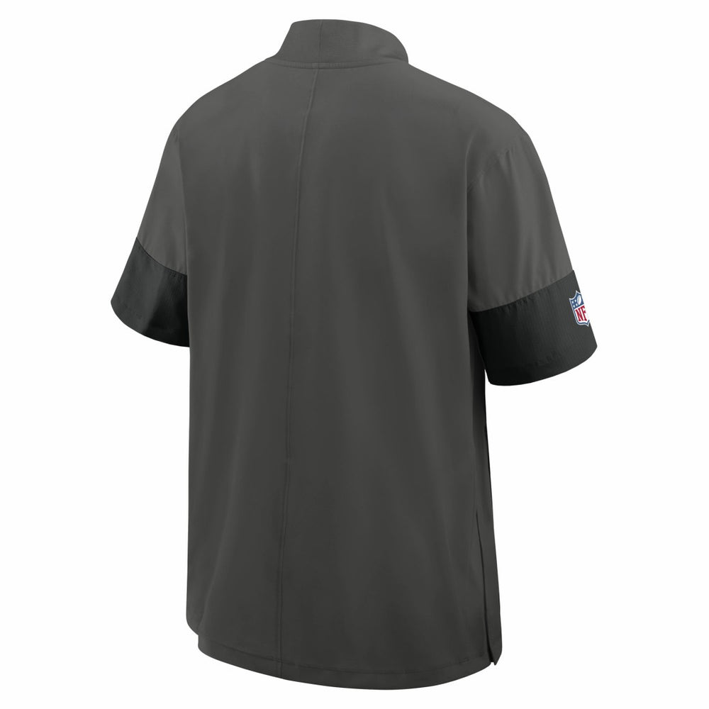 Tampa Bay Buccaneers Sideline Short Sleeve Quarter-Zip Dri-FIT Coach Jacket | NFL Hot
