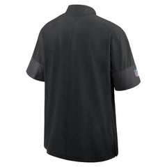 New Orleans Saints Sideline Short Sleeve Quarter-Zip Dri-FIT Coach Jacket | NFL New