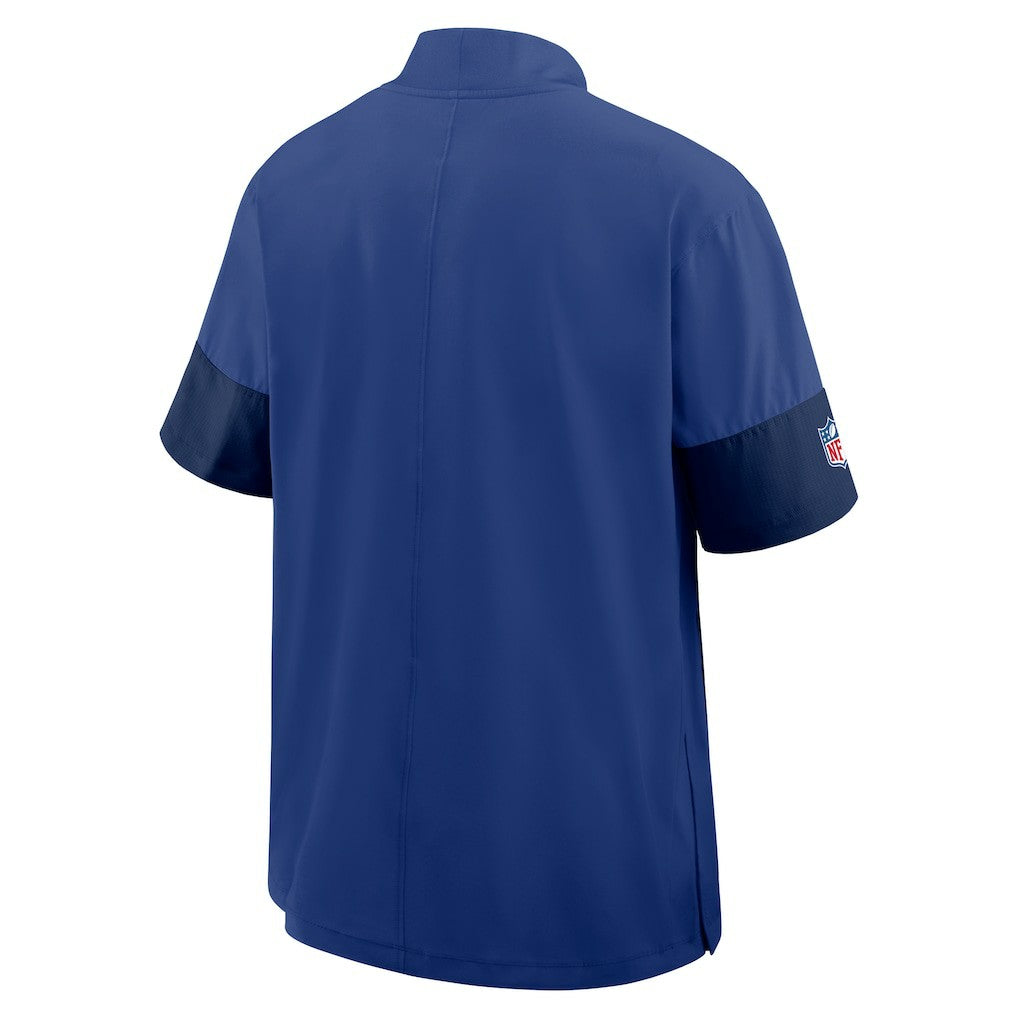 New York Giants Sideline Short Sleeve Quarter-Zip Dri-FIT Coach Jacket | NFL Near me