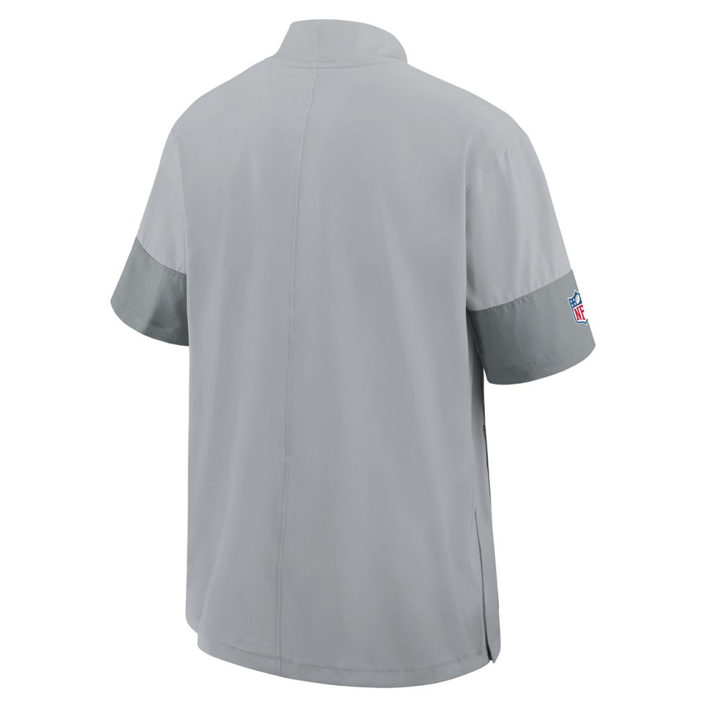 Detroit Lions Sideline Short Sleeve Quarter-Zip Dri-FIT Coach Jacket | NFL Online