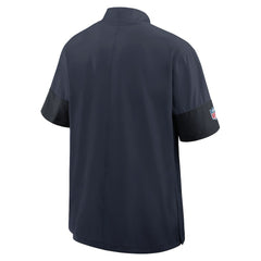Chicago Bears Sideline Short Sleeve Quarter-Zip Dri-FIT Coach Jacket | NFL New