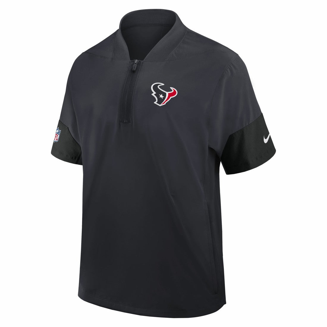 Houston Texans Sideline Short Sleeve Quarter-Zip Dri-FIT Coach Jacket | NFL Near me