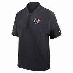 Houston Texans Sideline Short Sleeve Quarter-Zip Dri-FIT Coach Jacket | NFL Near me