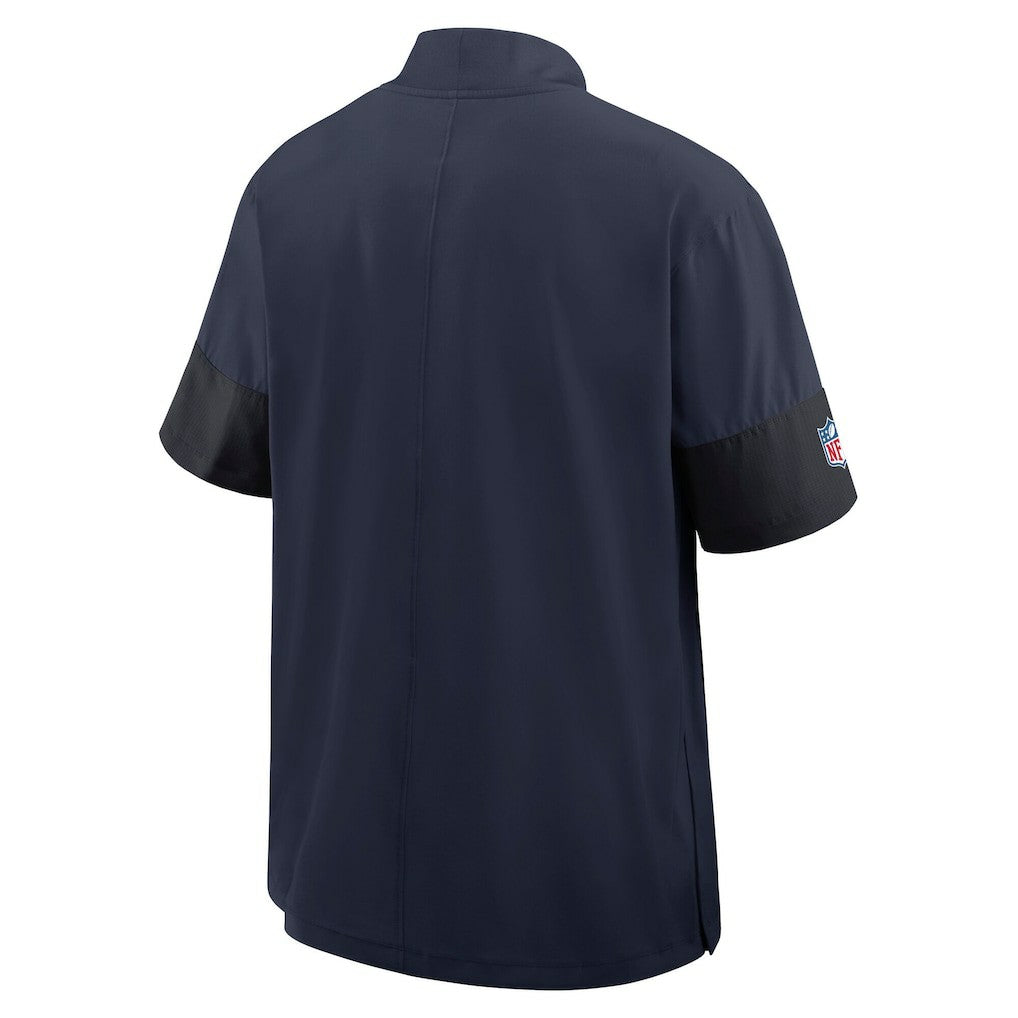 Dallas Cowboys Sideline Short Sleeve Quarter-Zip Dri-FIT Coach Jacket | NFL US