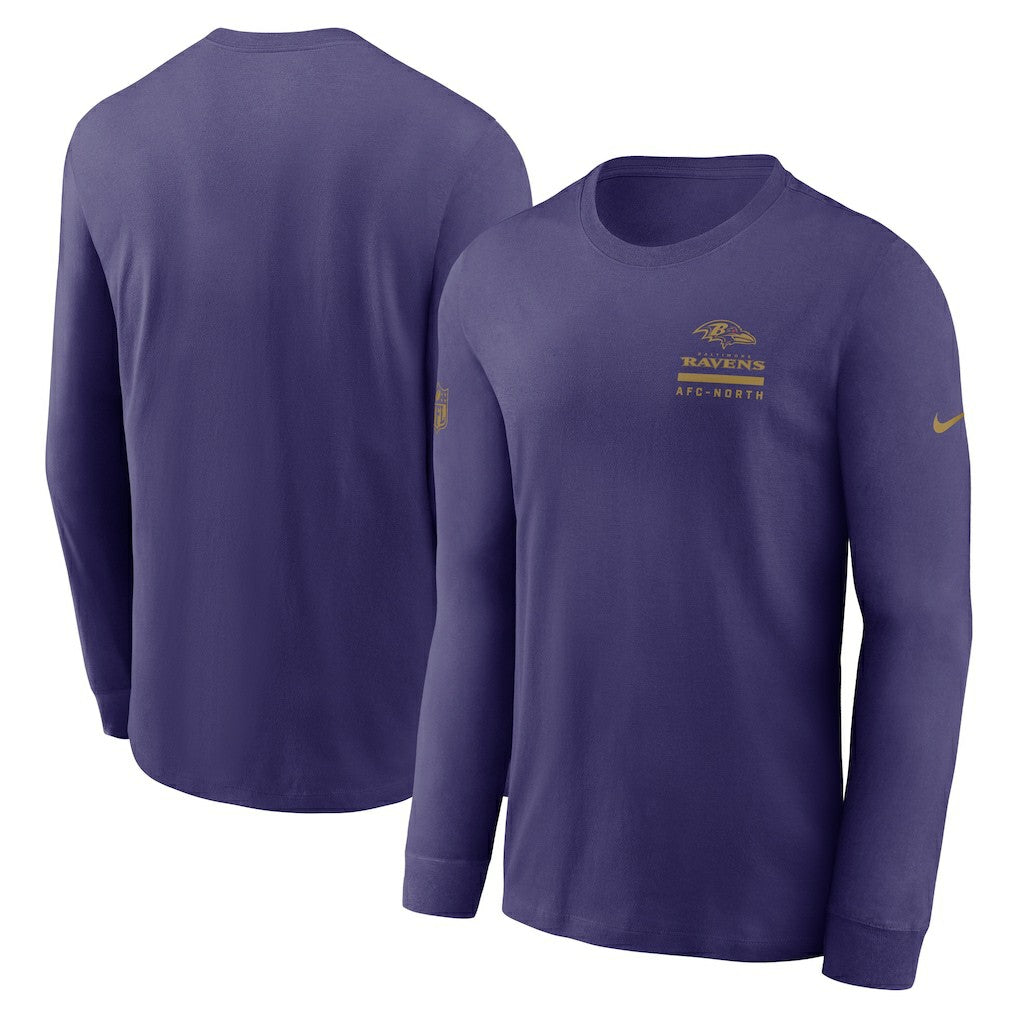 Baltimore Ravens Sideline Dri-FIT Long Sleeve T-Shirt | NFL New