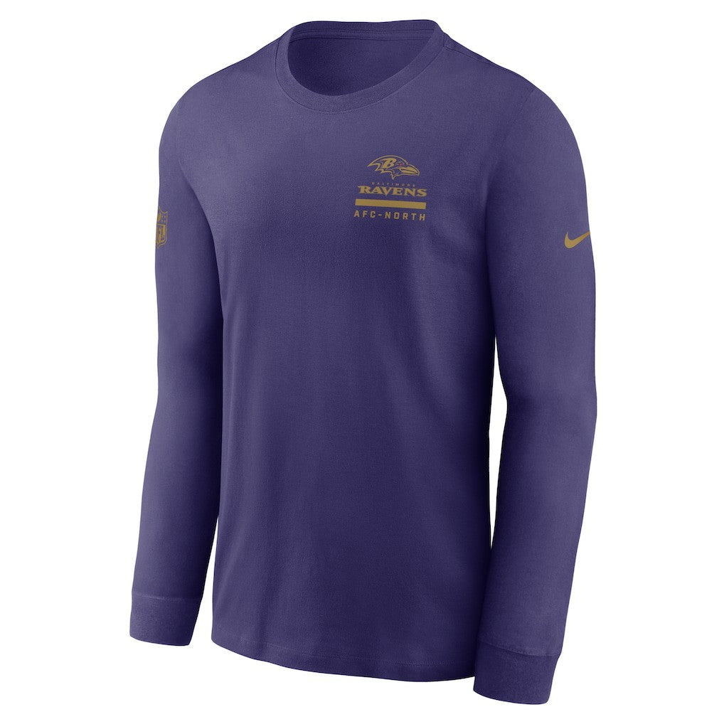 Baltimore Ravens Sideline Dri-FIT Long Sleeve T-Shirt | NFL New