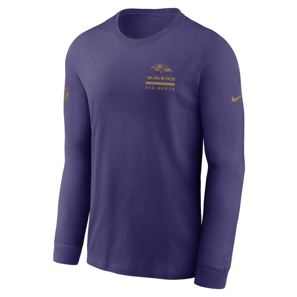 Baltimore Ravens Sideline Dri-FIT Long Sleeve T-Shirt | NFL New