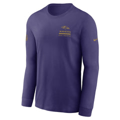 Baltimore Ravens Sideline Dri-FIT Long Sleeve T-Shirt | NFL New