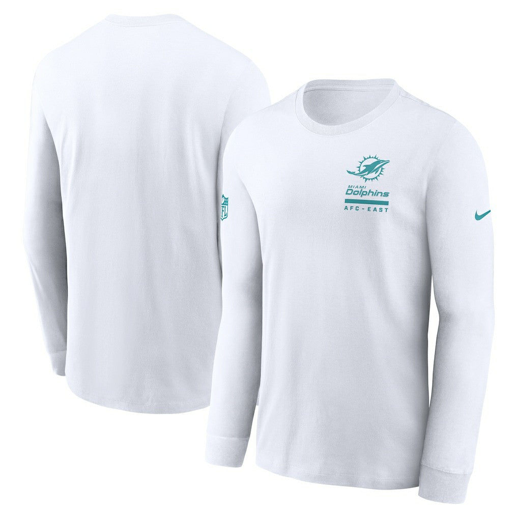 Miami Dolphins Sideline Dri-FIT Long Sleeve T-Shirt | NFL Discount