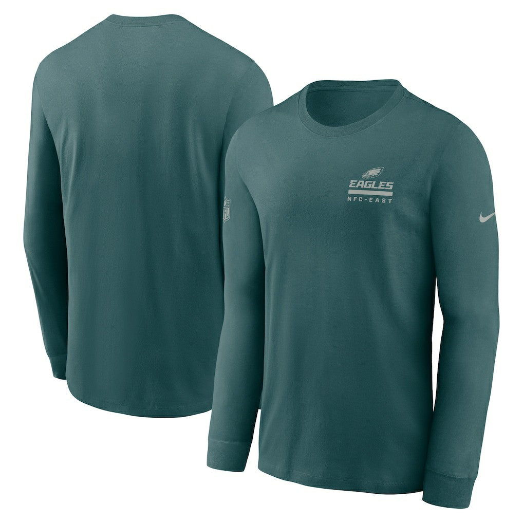 Philadelphia Eagles Sideline Dri-FIT Long Sleeve T-Shirt | NFL Hot