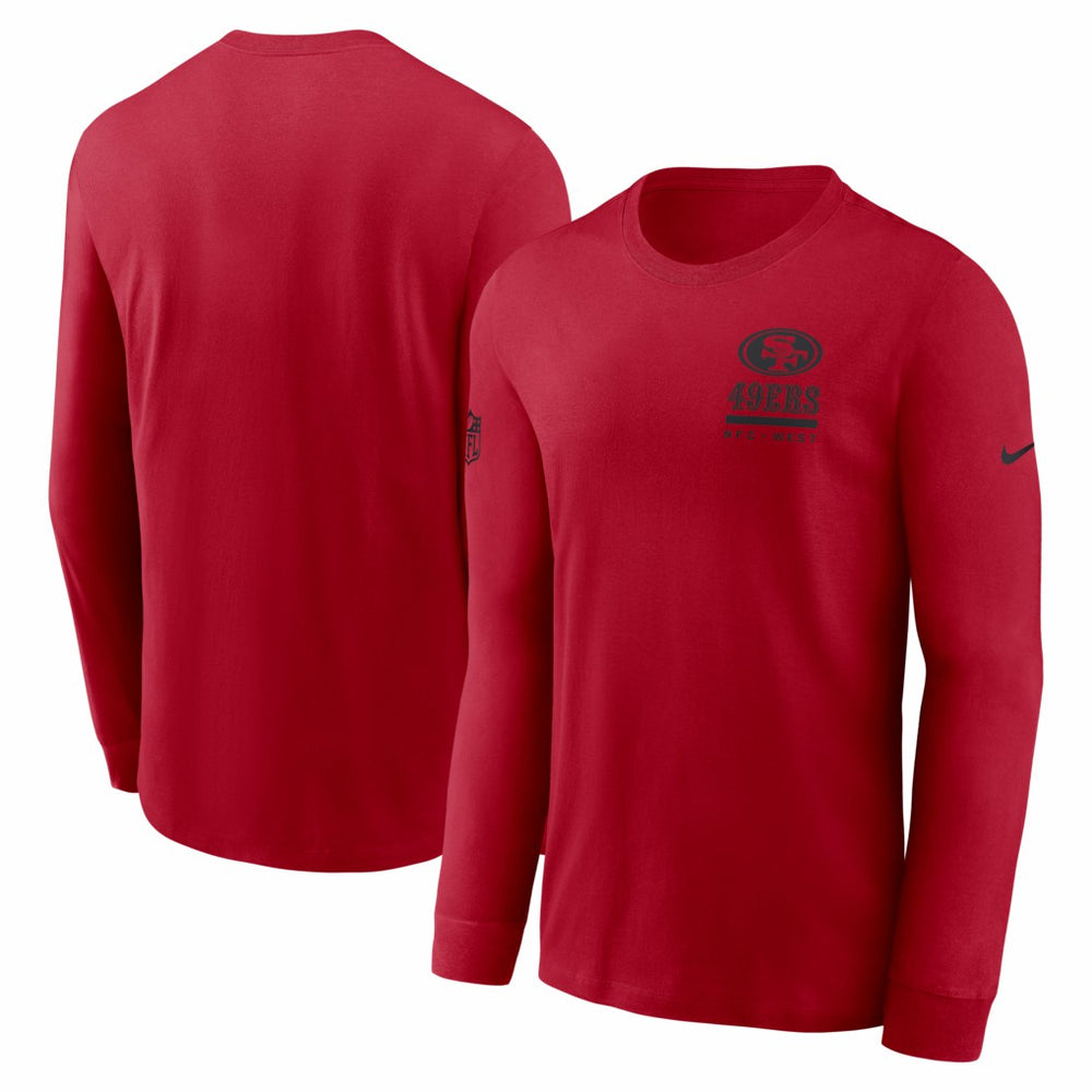 San Francisco 49ers Sideline Dri-FIT Long Sleeve T-Shirt | NFL Hot