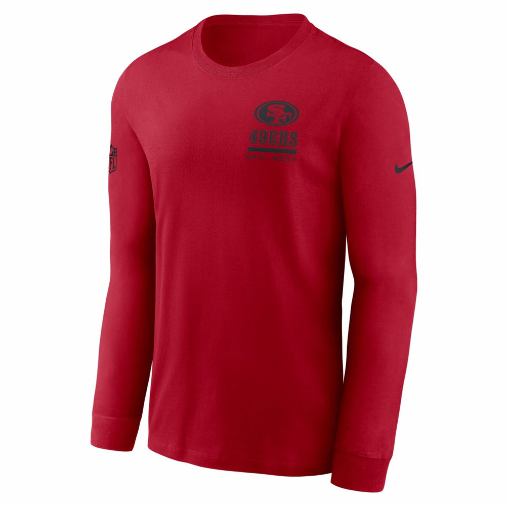 San Francisco 49ers Sideline Dri-FIT Long Sleeve T-Shirt | NFL Hot