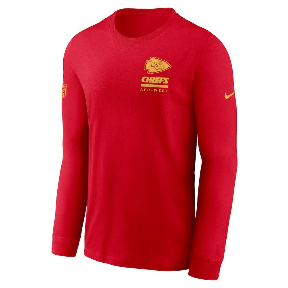 Kansas City Chiefs Sideline Dri-FIT Long Sleeve T-Shirt | NFL Hot