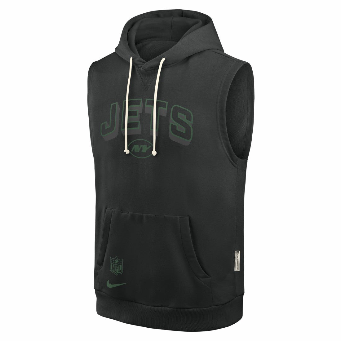 New York Jets Sideline Standard Issue Dri-FIT Sleeveless Hoodie | NFL US