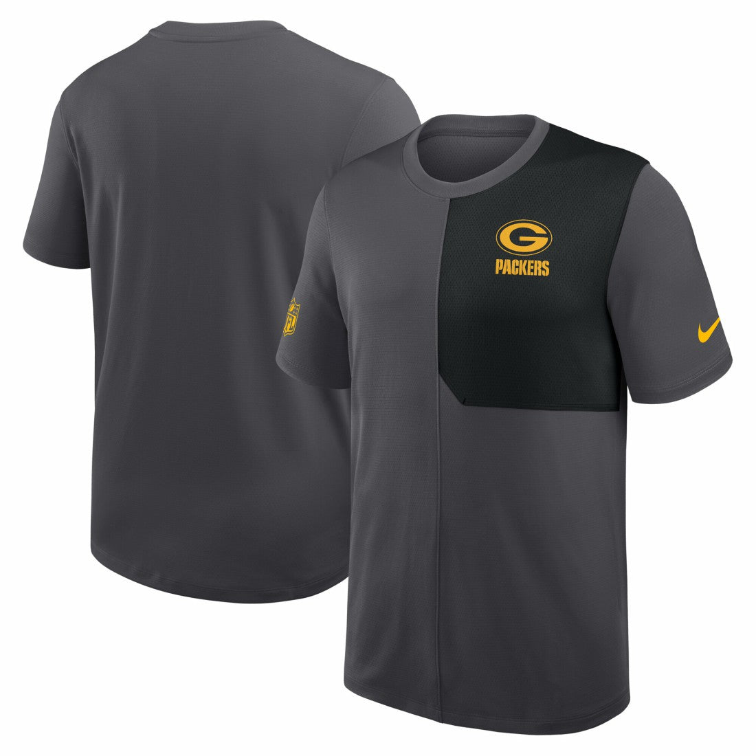 Green Bay Packers Sideline UV Dri-Fit Coach Shirt | NFL New