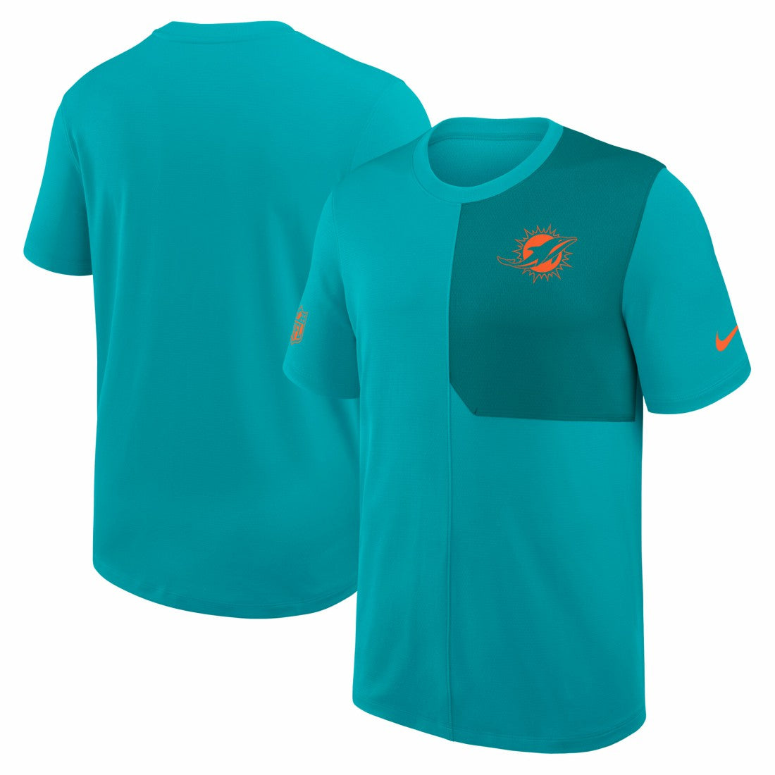 Miami Dolphins Sideline UV Dri-Fit Coach Shirt | NFL Hot