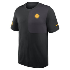 Pittsburgh Steelers Sideline UV Dri-Fit Coach Shirt | NFL New