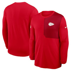 Kansas City Chiefs Sideline Coach UV Dri-FIT Long Sleeve Shirt | NFL New