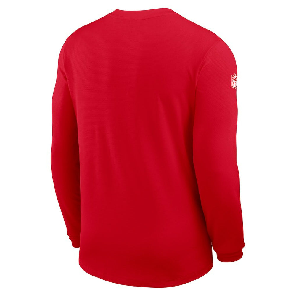 Kansas City Chiefs Sideline Coach UV Dri-FIT Long Sleeve Shirt | NFL New