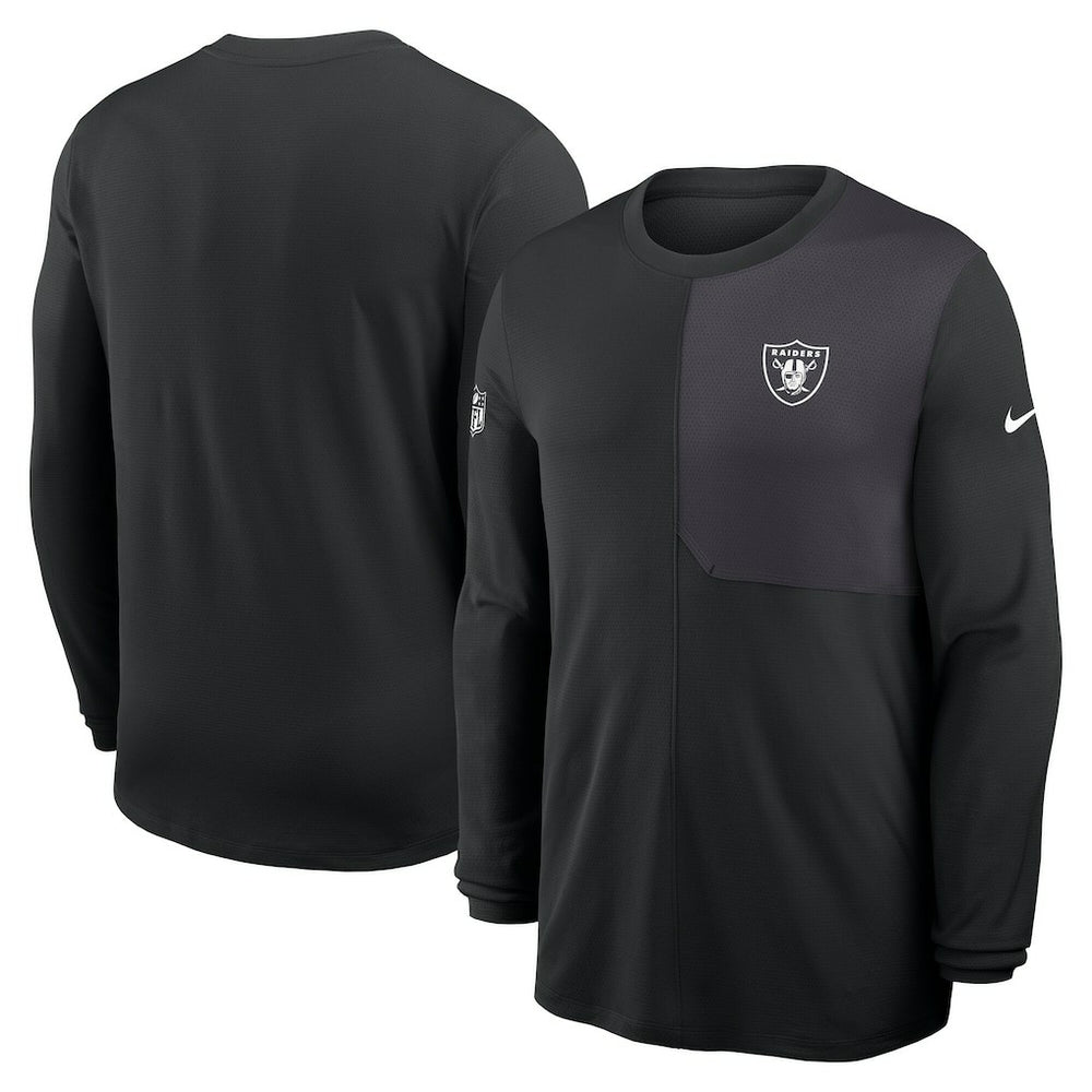 Las Vegas Raiders Sideline Coach UV Dri-FIT Long Sleeve Shirt | NFL On sale