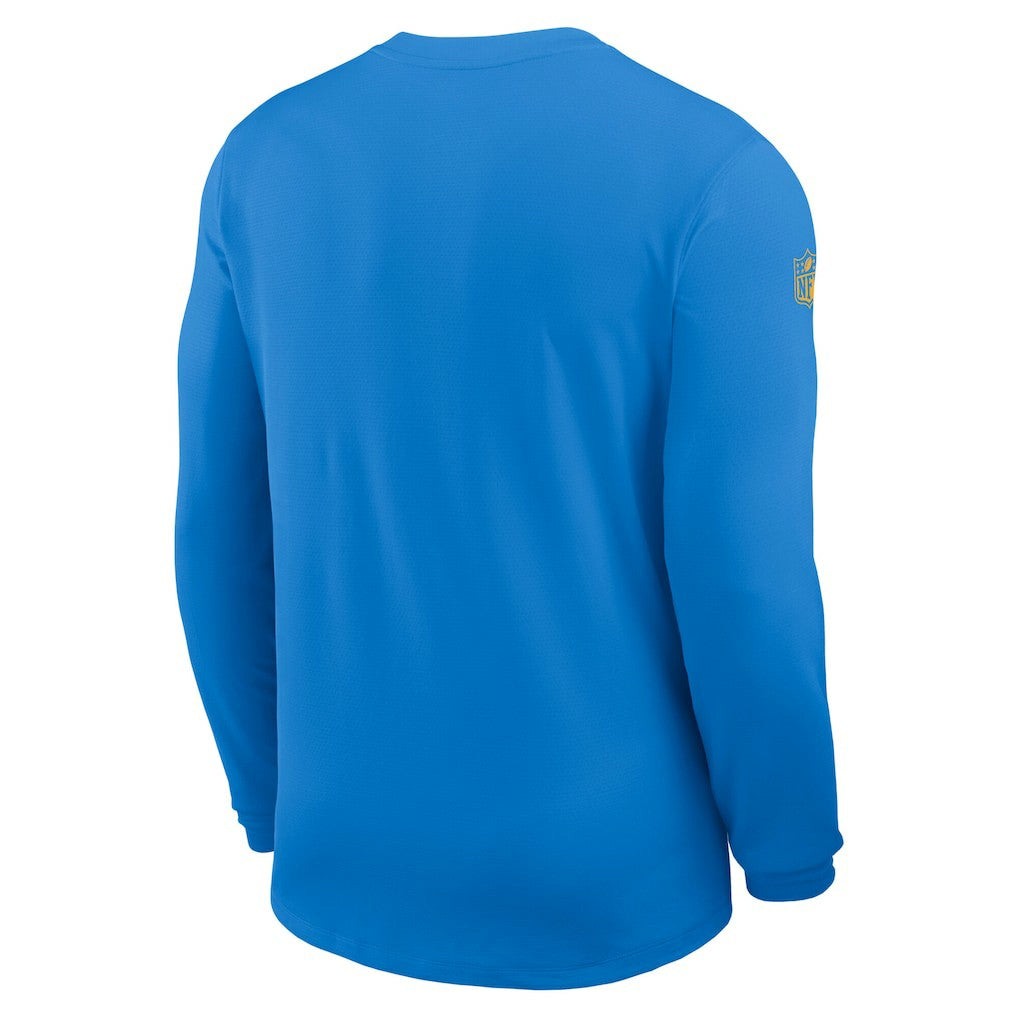 Los Angeles Chargers Sideline Coach UV Dri-FIT Long Sleeve Shirt | NFL Discount