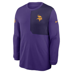 Minnesota Vikings Sideline Coach UV Dri-FIT Long Sleeve Shirt | NFL New