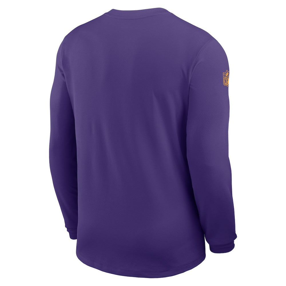 Minnesota Vikings Sideline Coach UV Dri-FIT Long Sleeve Shirt | NFL New