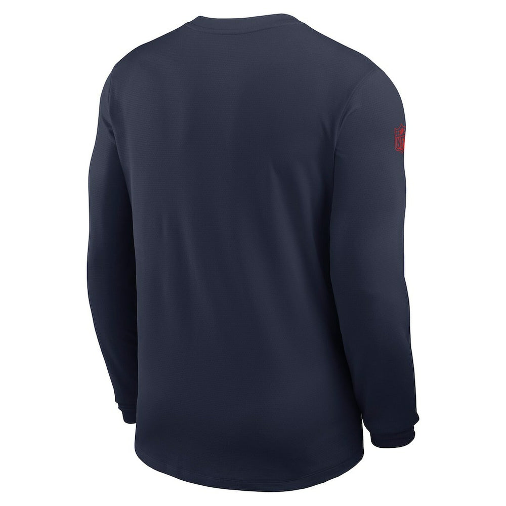 New England Patriots Sideline Coach UV Dri-FIT Long Sleeve Shirt | NFL US