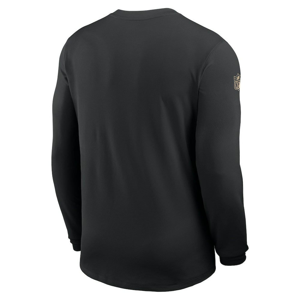 New Orleans Saints Sideline Coach UV Dri-FIT Long Sleeve Shirt | NFL Sale