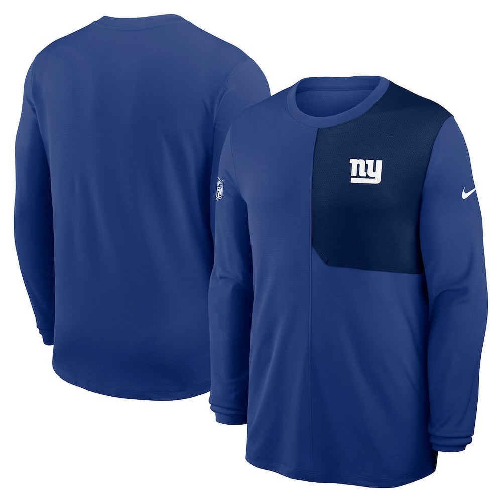 New York Giants Sideline Coach UV Dri-FIT Long Sleeve Shirt | NFL US