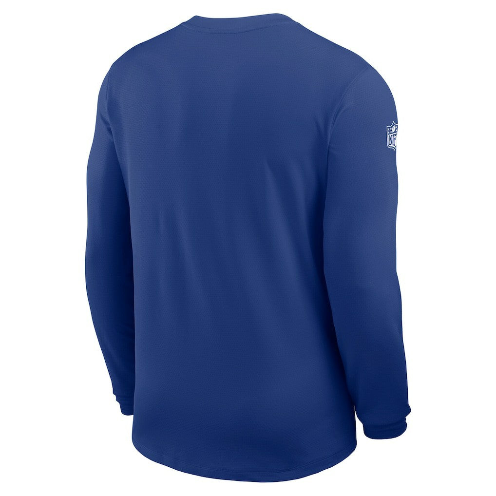 New York Giants Sideline Coach UV Dri-FIT Long Sleeve Shirt | NFL US