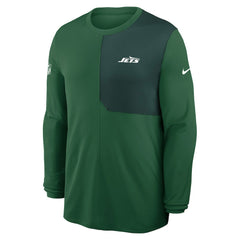 New York Jets Sideline Coach UV Dri-FIT Long Sleeve Shirt | NFL US