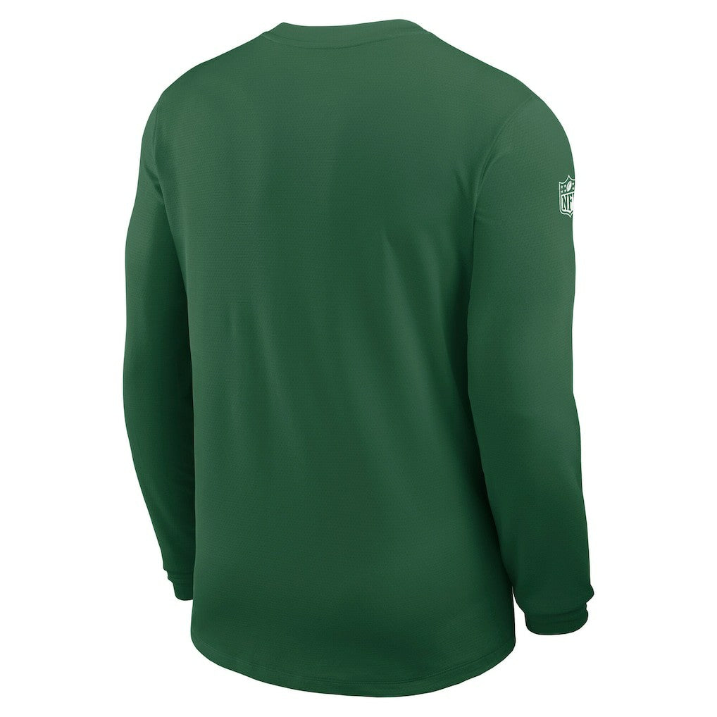 New York Jets Sideline Coach UV Dri-FIT Long Sleeve Shirt | NFL US