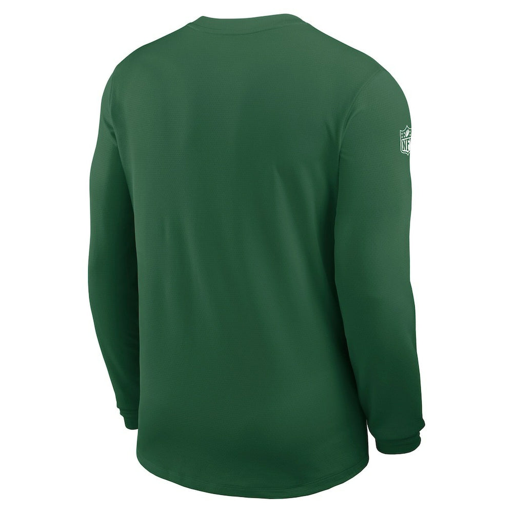 New York Jets Sideline Coach UV Dri-FIT Long Sleeve Shirt | NFL US