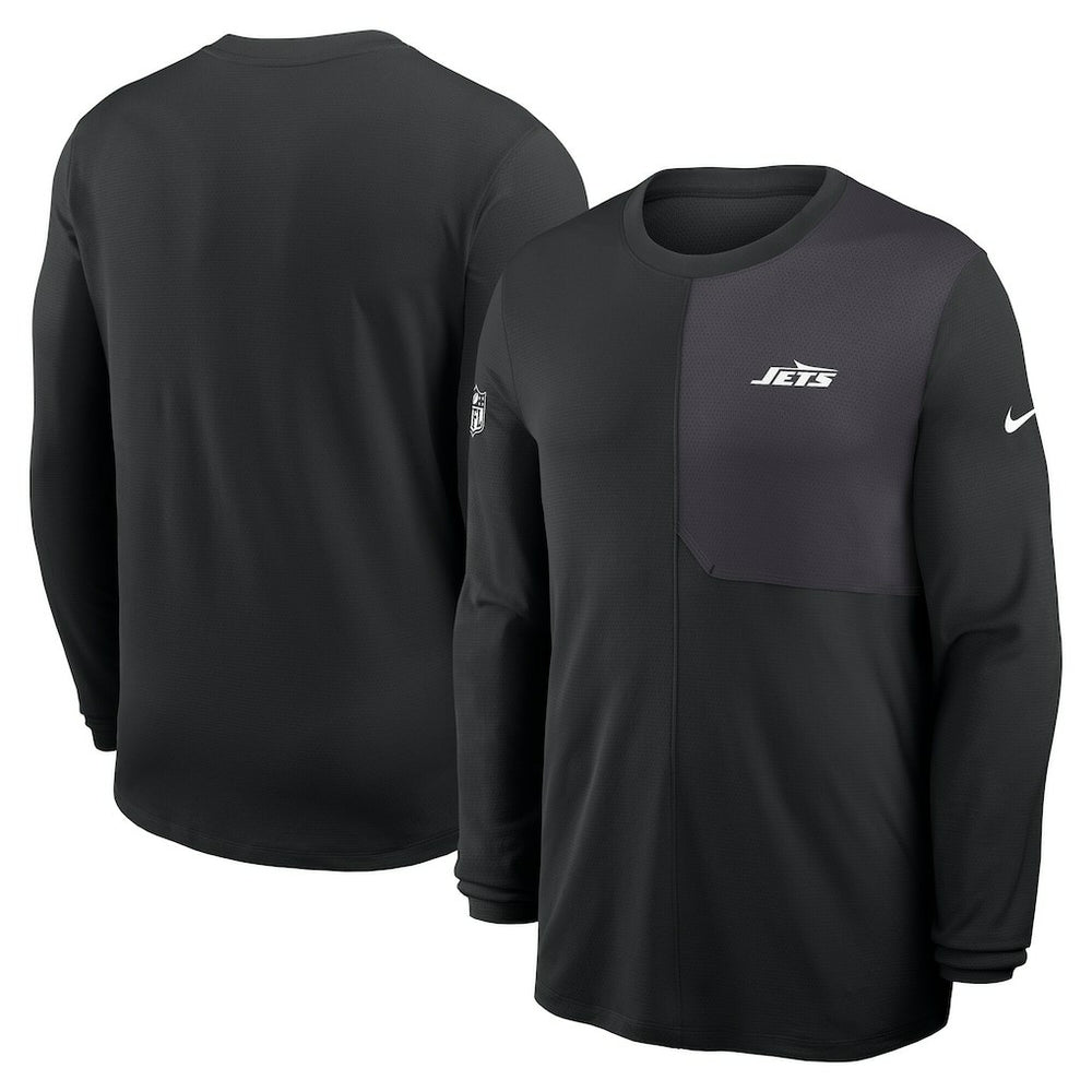 New York Jets Sideline Coach UV Dri-FIT Long Sleeve Shirt | NFL Near me