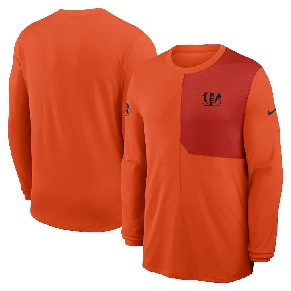 Cincinnati Bengals Sideline Coach UV Dri-FIT Long Sleeve Shirt | NFL Sale
