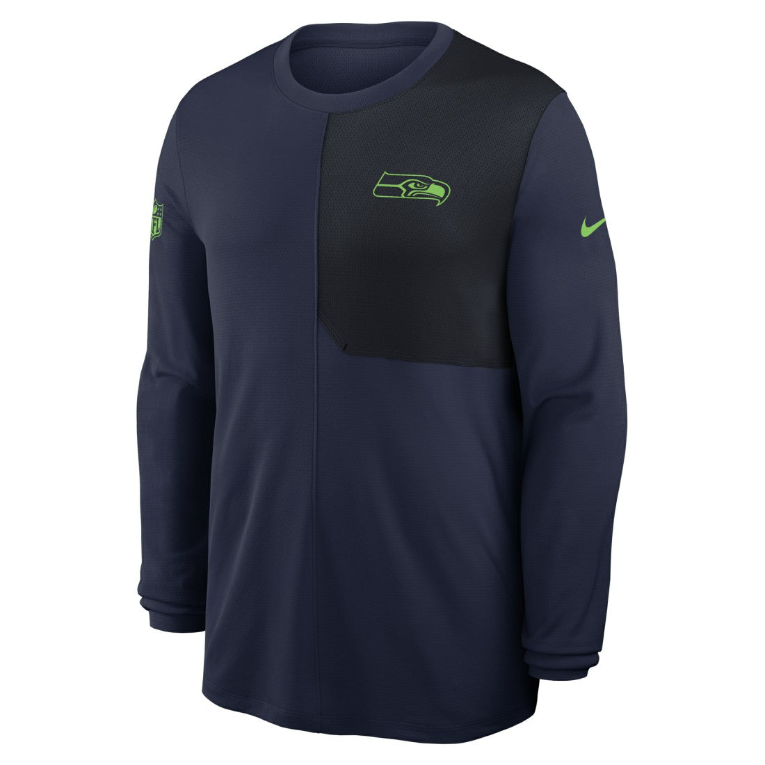 Seattle Seahawks Sideline Coach UV Dri-FIT Long Sleeve Shirt | NFL New