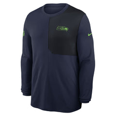 Seattle Seahawks Sideline Coach UV Dri-FIT Long Sleeve Shirt | NFL New