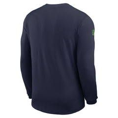 Seattle Seahawks Sideline Coach UV Dri-FIT Long Sleeve Shirt | NFL New