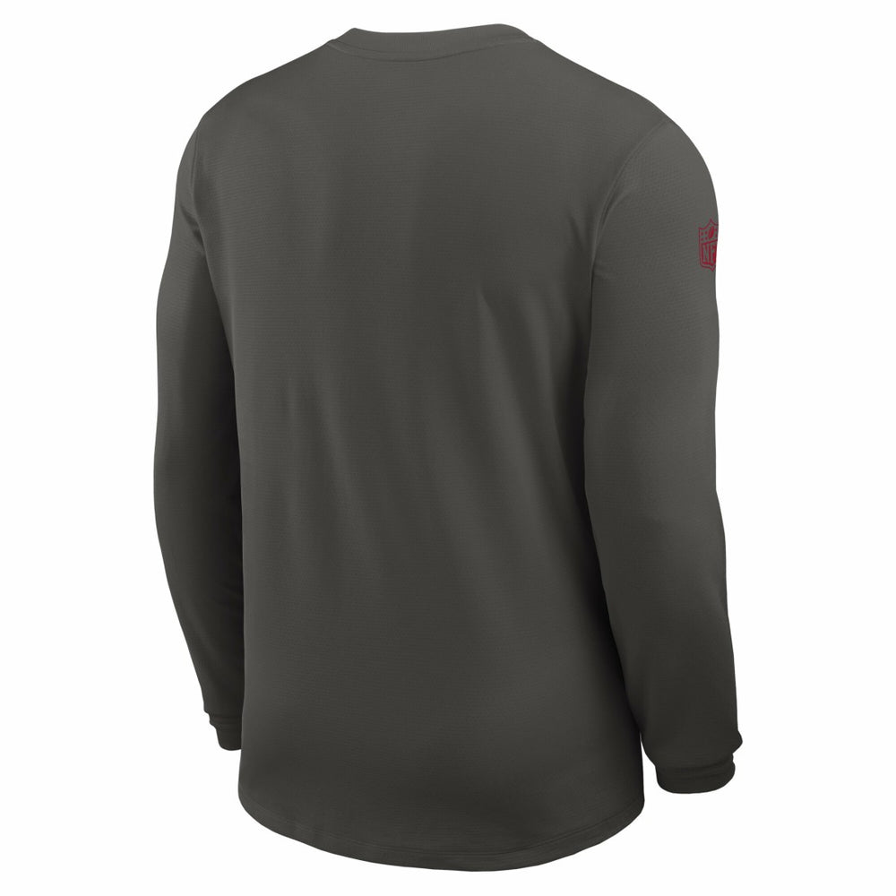 Tampa Bay Buccaneers Sideline Coach UV Dri-FIT Long Sleeve Shirt | NFL Outlet