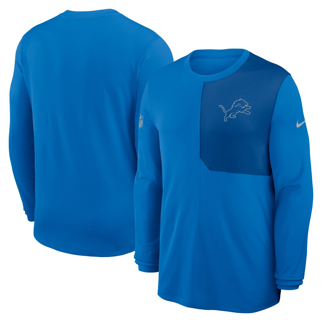 Detroit Lions Sideline Coach UV Dri-FIT Long Sleeve Shirt | NFL New