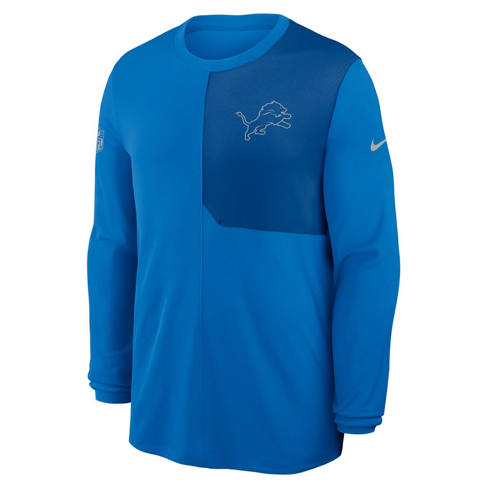 Detroit Lions Sideline Coach UV Dri-FIT Long Sleeve Shirt | NFL New