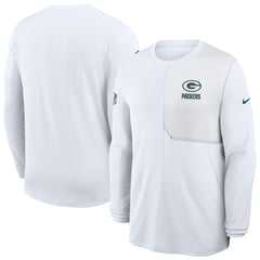 Green Bay Packers Sideline Coach UV Dri-FIT Long Sleeve Shirt | NFL New