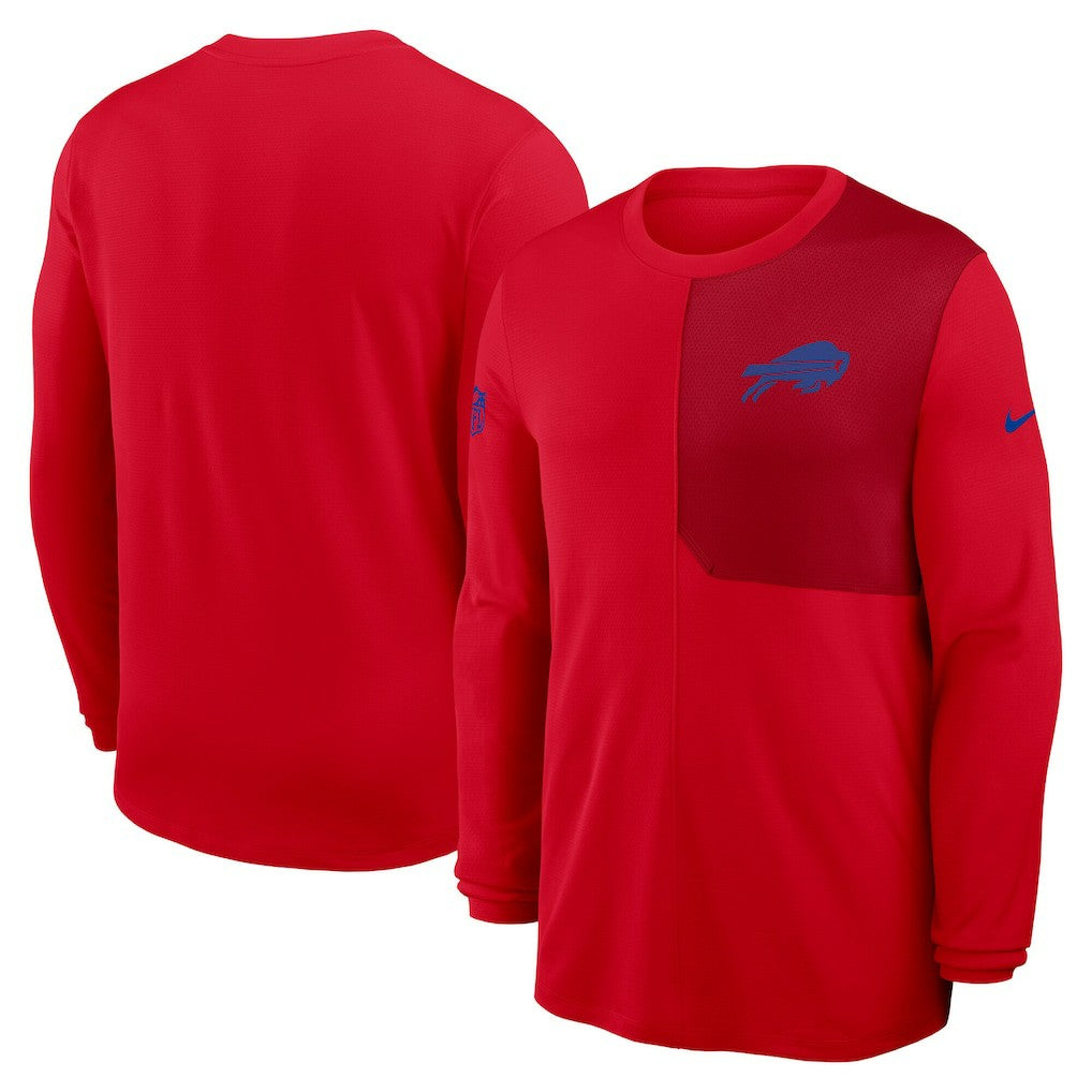 Buffalo Bills Sideline Coach UV Dri-FIT Long Sleeve Shirt | NFL New