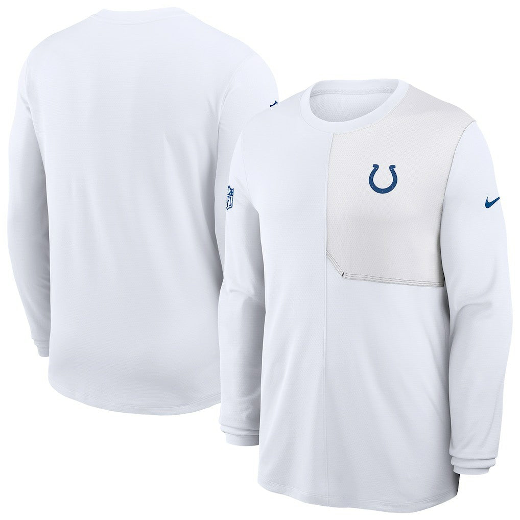 Indianapolis Colts Sideline Coach UV Dri-FIT Long Sleeve Shirt | NFL Discount