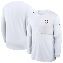 Indianapolis Colts Sideline Coach UV Dri-FIT Long Sleeve Shirt | NFL Discount