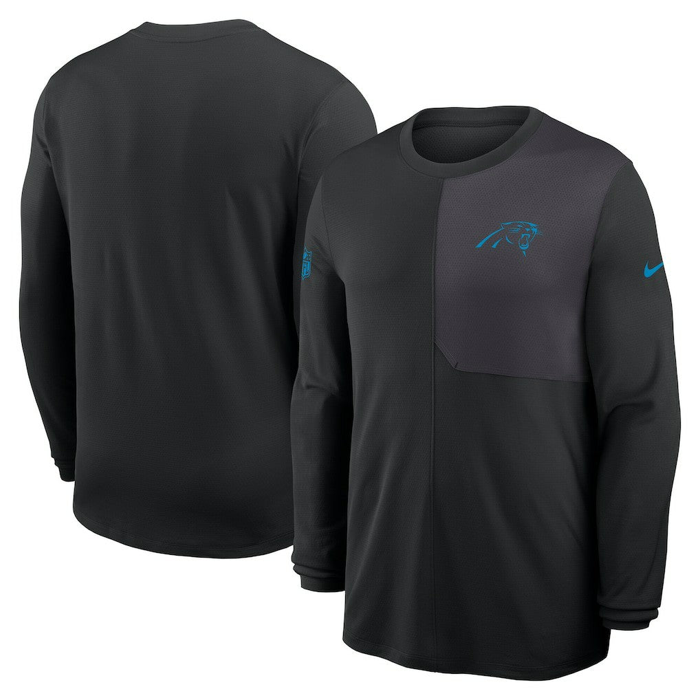 Carolina Panthers Sideline Coach UV Dri-FIT Long Sleeve Shirt | NFL US