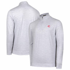 Cincinnati Reds Sublime Tri-Blend Quarter-Zip Jacket - MLB Jackets