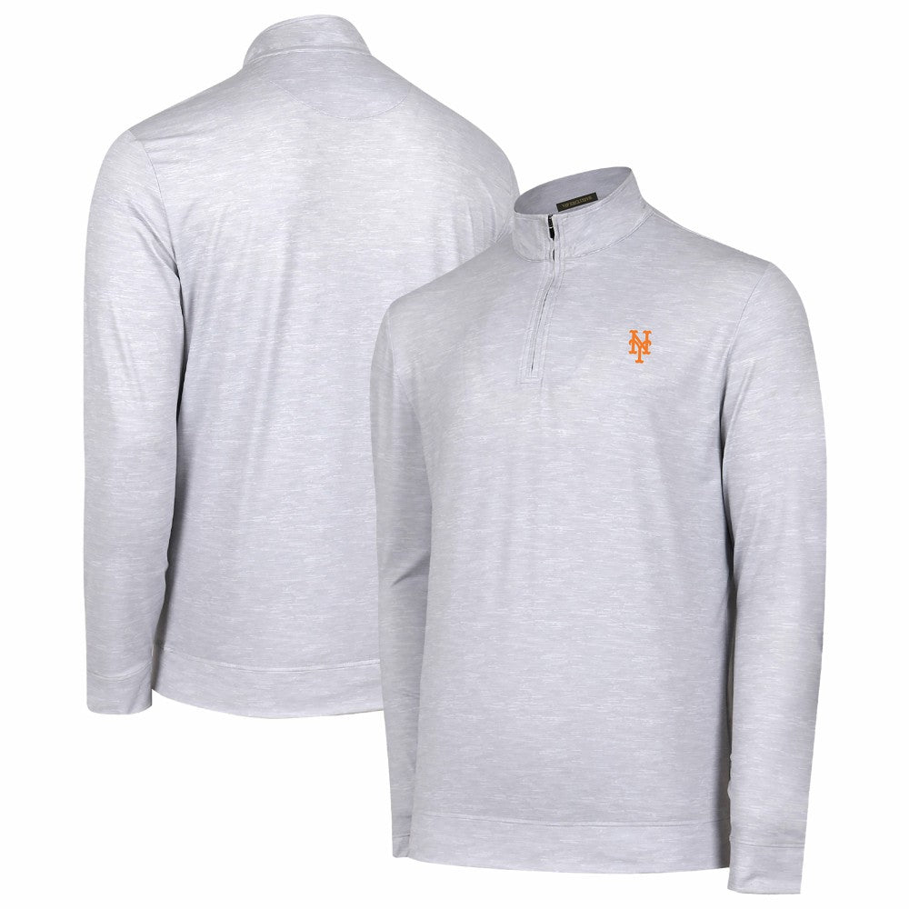 New York Mets Sublime Tri-Blend Quarter-Zip Jacket - MLB Jackets